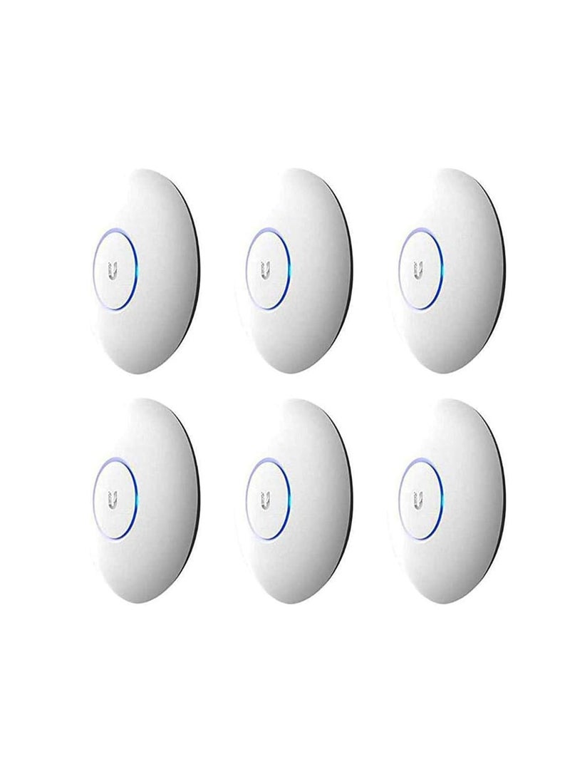 Ubiquiti Networks 6 Pack UAP-AC-PRO UniFi Access Point Enterprise Wi-Fi System