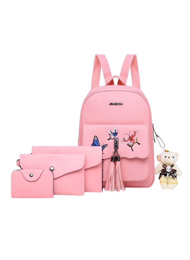 4-Piece Composite Bag Set Pink