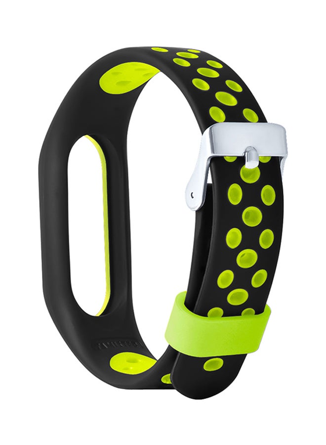 Replacement Band For Xiaomi Mi Band 2 Black/Green