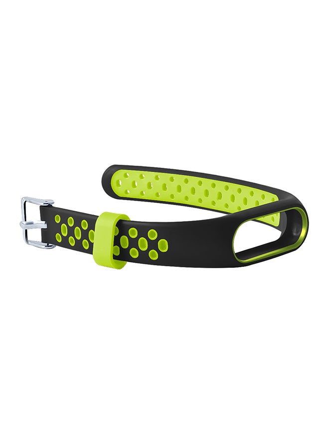 Replacement Band For Xiaomi Mi Band 2 Black/Green