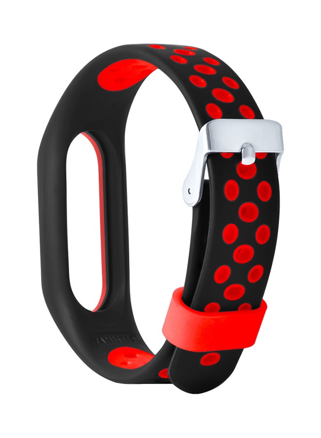 Replacement Band For Xiaomi Mi Band 2 Black/Red