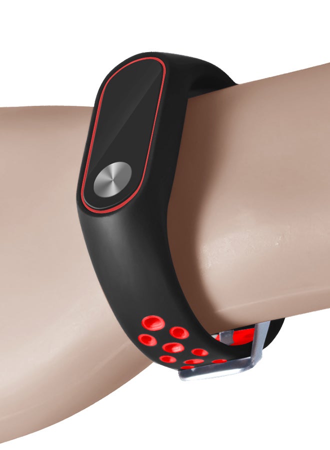 Replacement Band For Xiaomi Mi Band 2 Black/Red