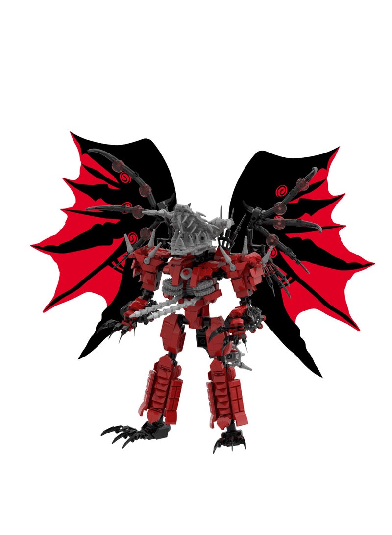 Skibidi Toilet Man Toy Building Blocks 883Pcs Upgrade The Beastly Titan Electric Drill Dragon Toy Ideas Toys Battle Horror Game Model Ideas Toys Gifts for Adult & Kids