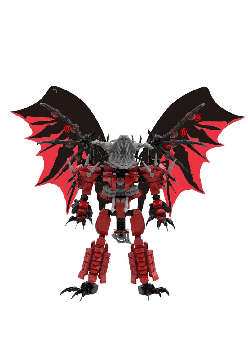 Skibidi Toilet Man Toy Building Blocks 883Pcs Upgrade The Beastly Titan Electric Drill Dragon Toy Ideas Toys Battle Horror Game Model Ideas Toys Gifts for Adult & Kids