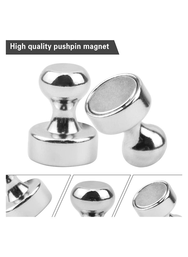 18pcs Metal Magnetic Pushpin Magnetic Pushpin Fridge Magnets