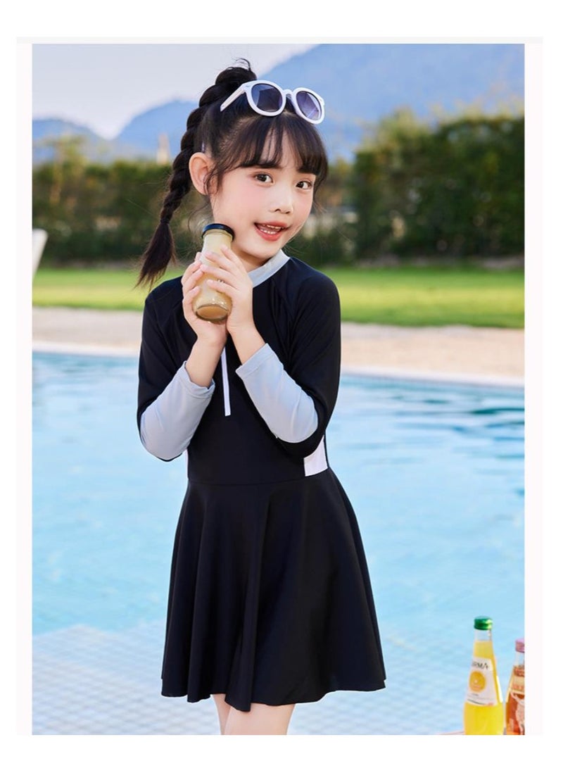 Children's One-Piece Exercise Beach Suit Swimsuit