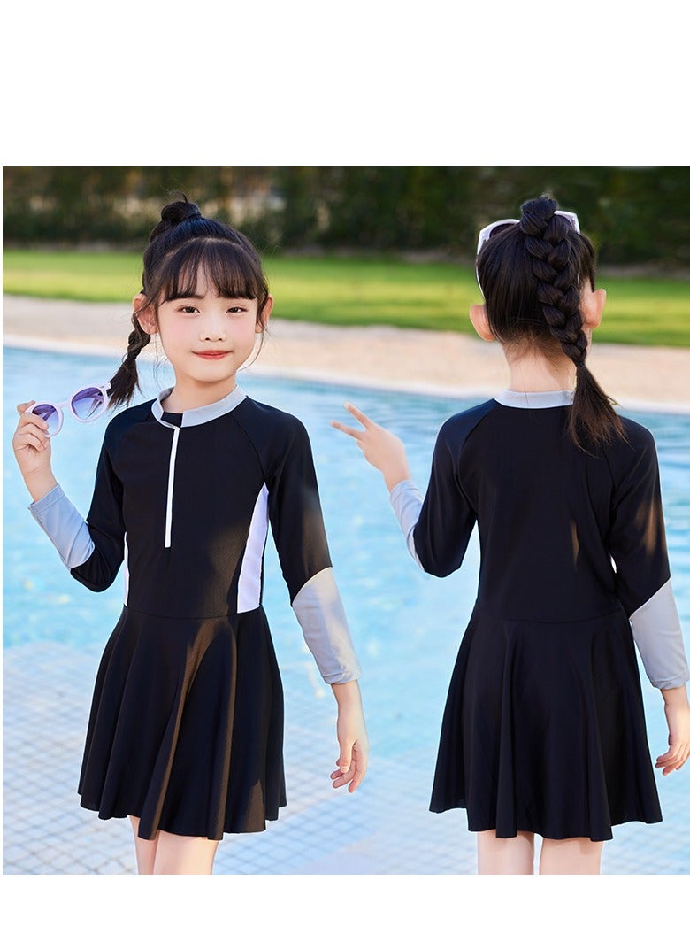 Children's One-Piece Exercise Beach Suit Swimsuit