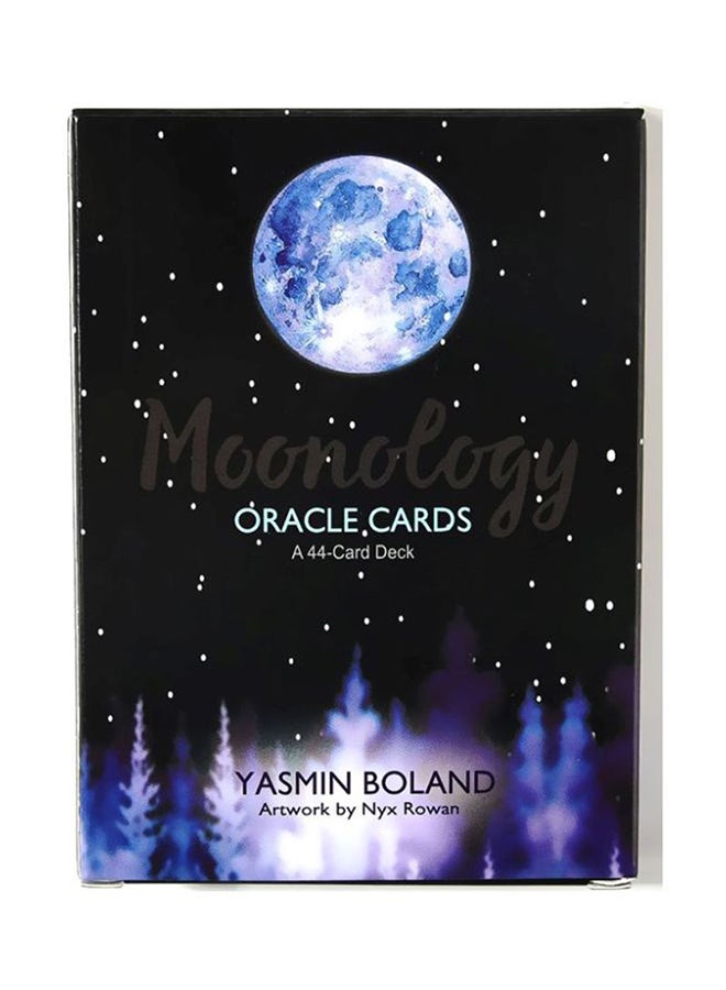 44-Piece Moonology Oracle Card Game Super Coated Paper Material