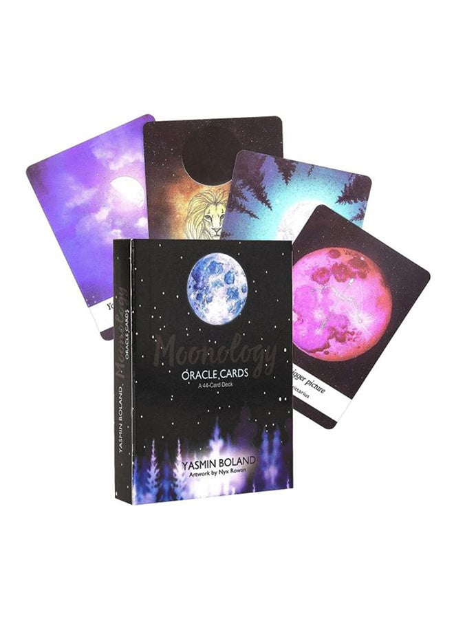 44-Piece Moonology Oracle Card Game Super Coated Paper Material