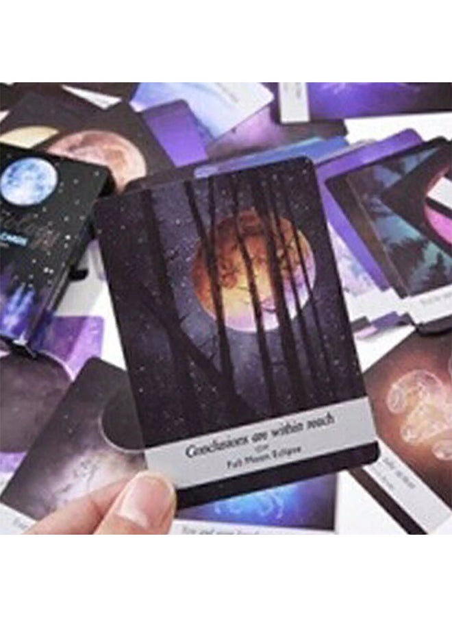 44-Piece Moonology Oracle Card Game Super Coated Paper Material