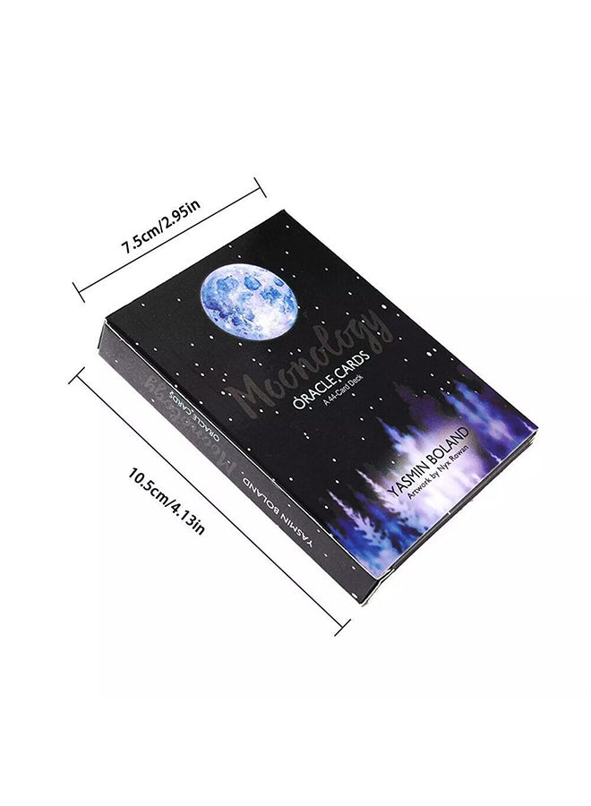 44-Piece Moonology Oracle Card Game Super Coated Paper Material