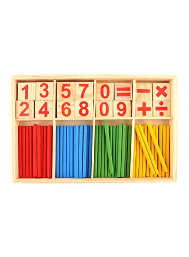 Counting Sticks Education Wooden Toys 23x2.2x15cm