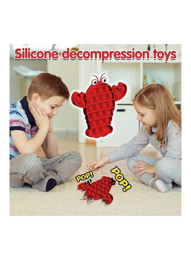 Silicone Double Sided Stress Relief Push Pop Bubble Sensory Fidget Toy for Kids and Adults