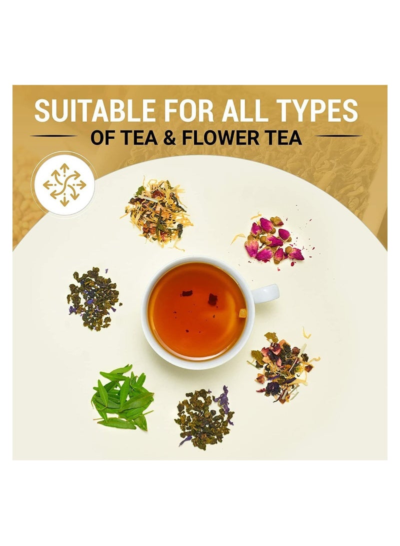 Tea Infuser, Clear And Modern Tea Strainer Ball Stainless Steel Extra Fine Mesh Tea Steeper Filter for Loose Leaf, Tea Flower, Tea Cup,Mug