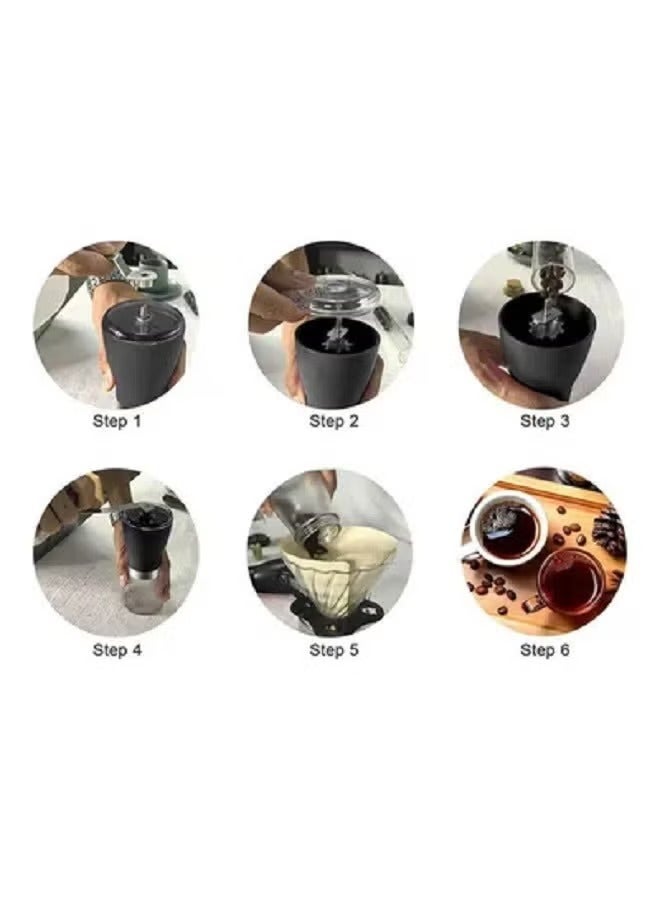 V60 coffee set, manual coffee accessory set, all in a portable travel bag 57*16*27cm,Coffee Kettle with Drip Filter Coffee Share Pot, Filters, Coffee Scale, Double wall Mug, Manual Coffee Grinder