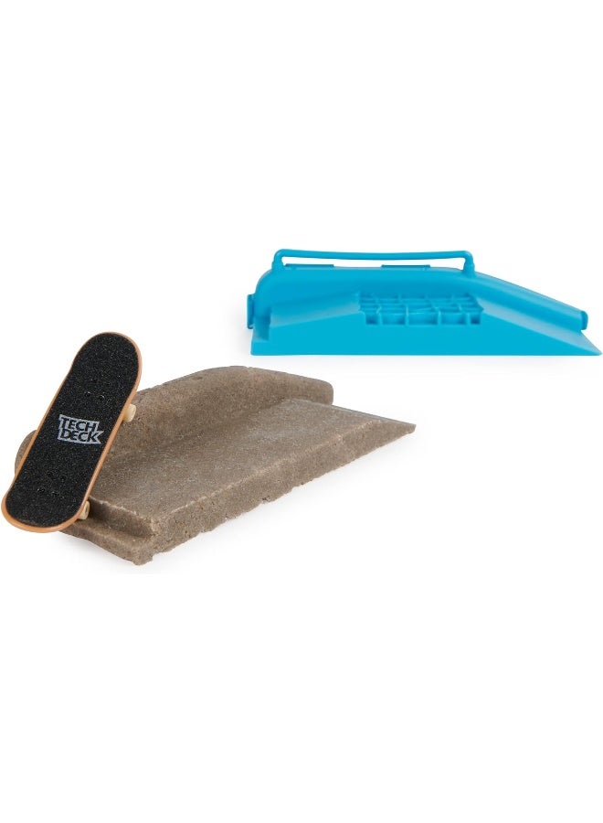 Tech Deck Concrete DIY Fingerboard Ramp Reusable Concrete Material with Enjoi Fingerboard 6+ Years