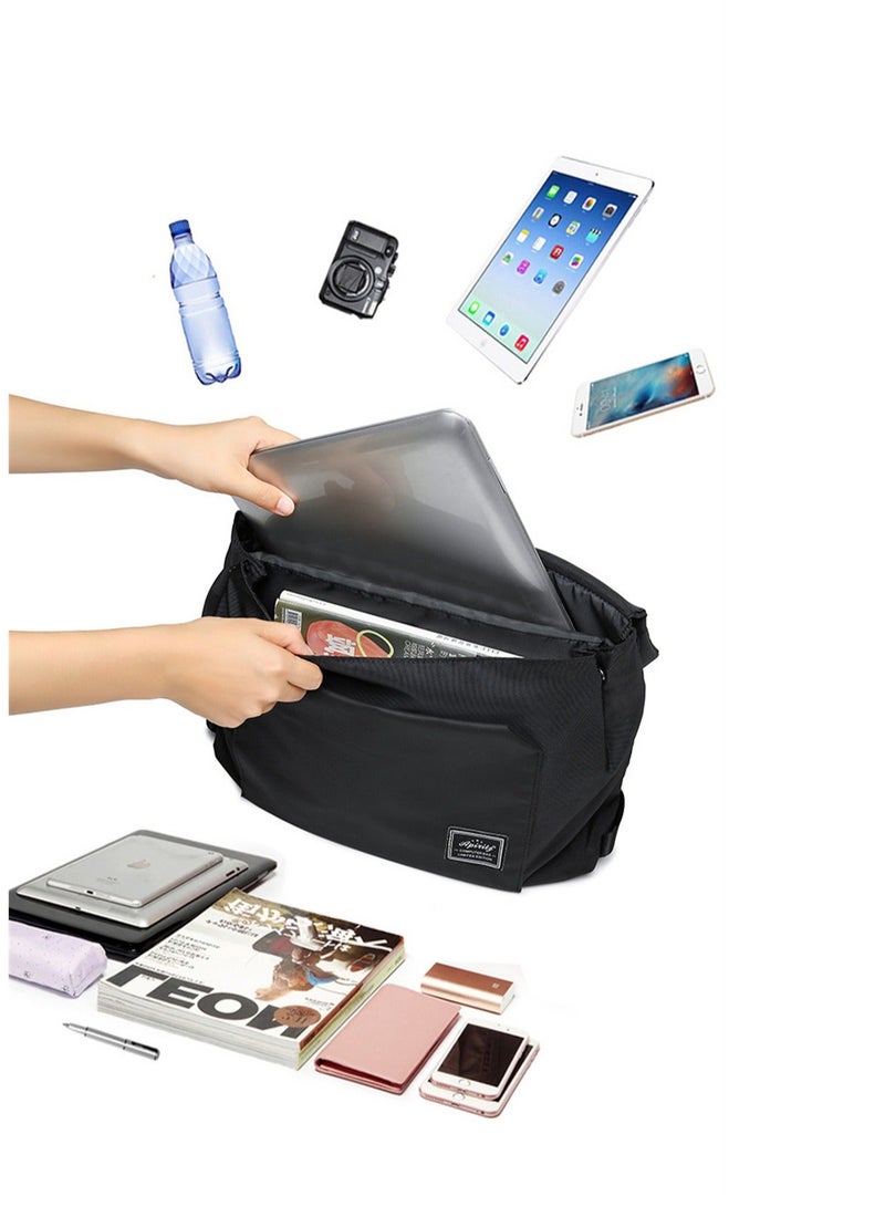 Laptop Bag, 15.6 inch Waterproof Messenger Bag, Briefcase Shoulder Bag, Bussiness Carrying Handbag, Laptop Briefcases Satchel Bags for Men Women, Computer Carry Bag