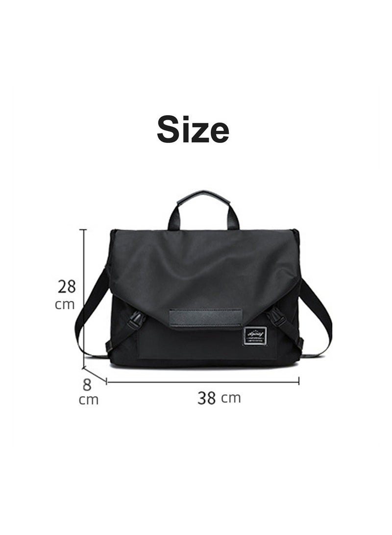Laptop Bag, 15.6 inch Waterproof Messenger Bag, Briefcase Shoulder Bag, Bussiness Carrying Handbag, Laptop Briefcases Satchel Bags for Men Women, Computer Carry Bag