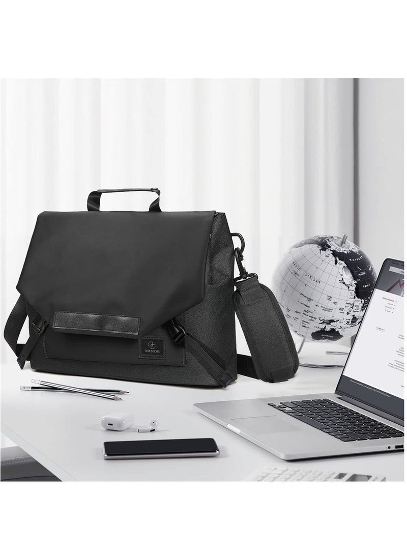 Laptop Bag, 15.6 inch Waterproof Messenger Bag, Briefcase Shoulder Bag, Bussiness Carrying Handbag, Laptop Briefcases Satchel Bags for Men Women, Computer Carry Bag