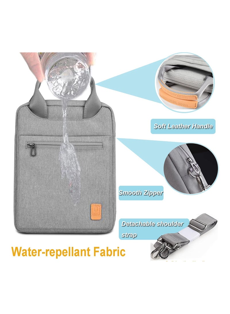 9 to 11 Inch Tablet Shoulder Bag Briefcase Laptop Sleeve Waterproof Crossbody Carrying Case for 11In iPad Pro 10.5 10.9