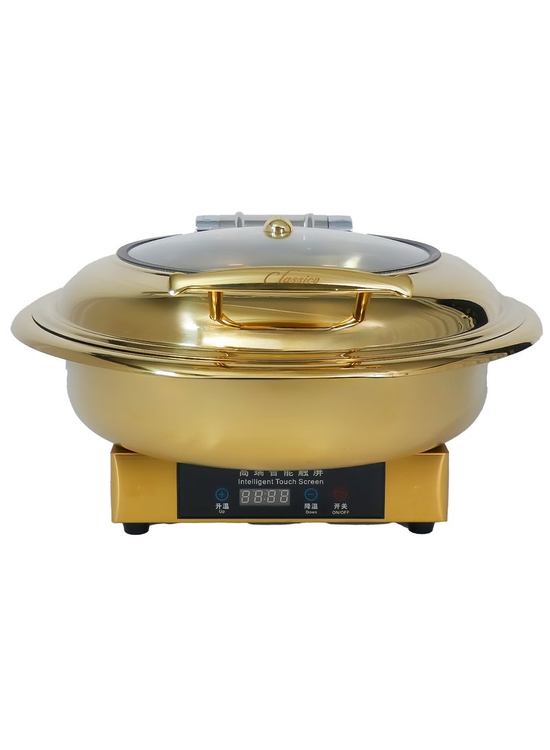 6L Electric Hydraulic Round Chafing Dish