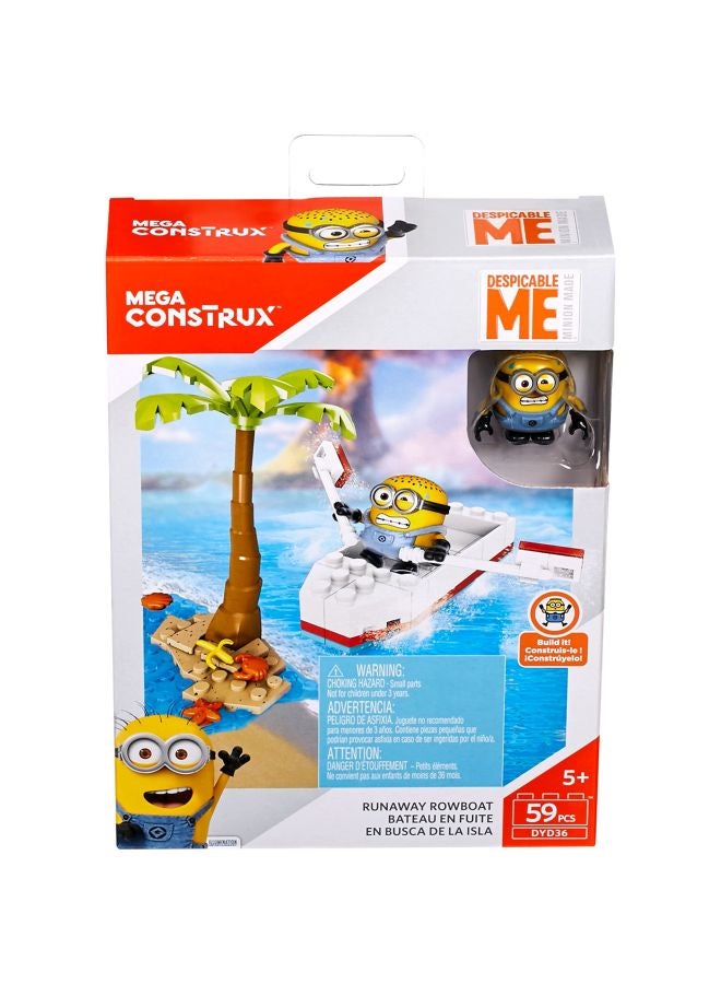 DYD36 Despicable Me Runaway Rowboat Building Set DYD36 3+ Years