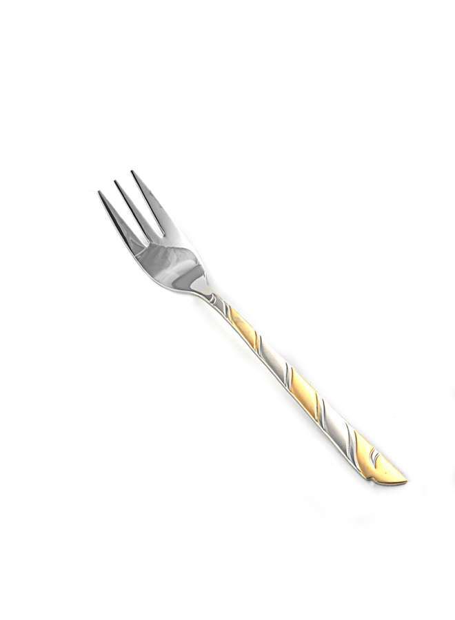 Stainless Steel Cake Fork Golden