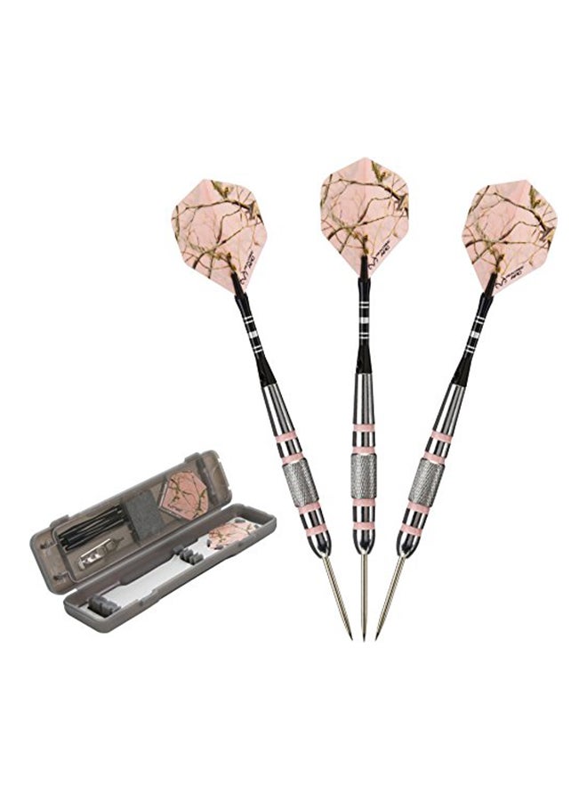 Realtree Apc Pink Camo Soft Tip Darts With Storage Travel Case 23grams