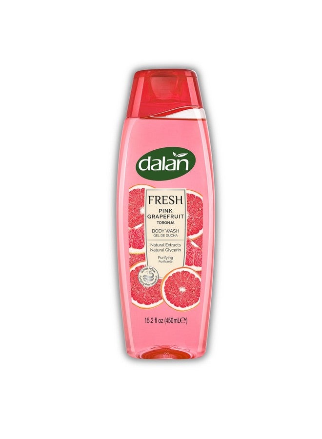 Natural Extracts Body Wash With Fresh Pink Grapefruit & Aloe Vera & Sea Minerals 15.2 Fl Oz (1 Pack Grapefruit)