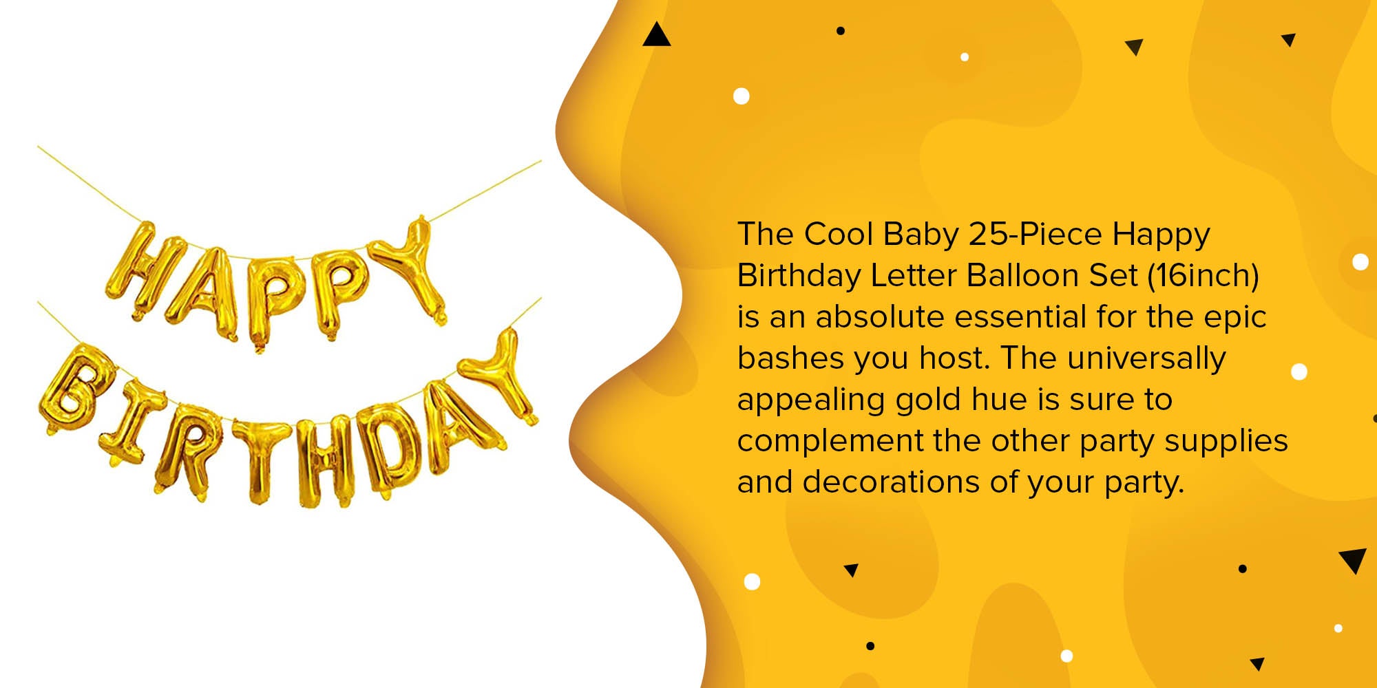 13-Piece Happy Birthday Balloon Set 16inch