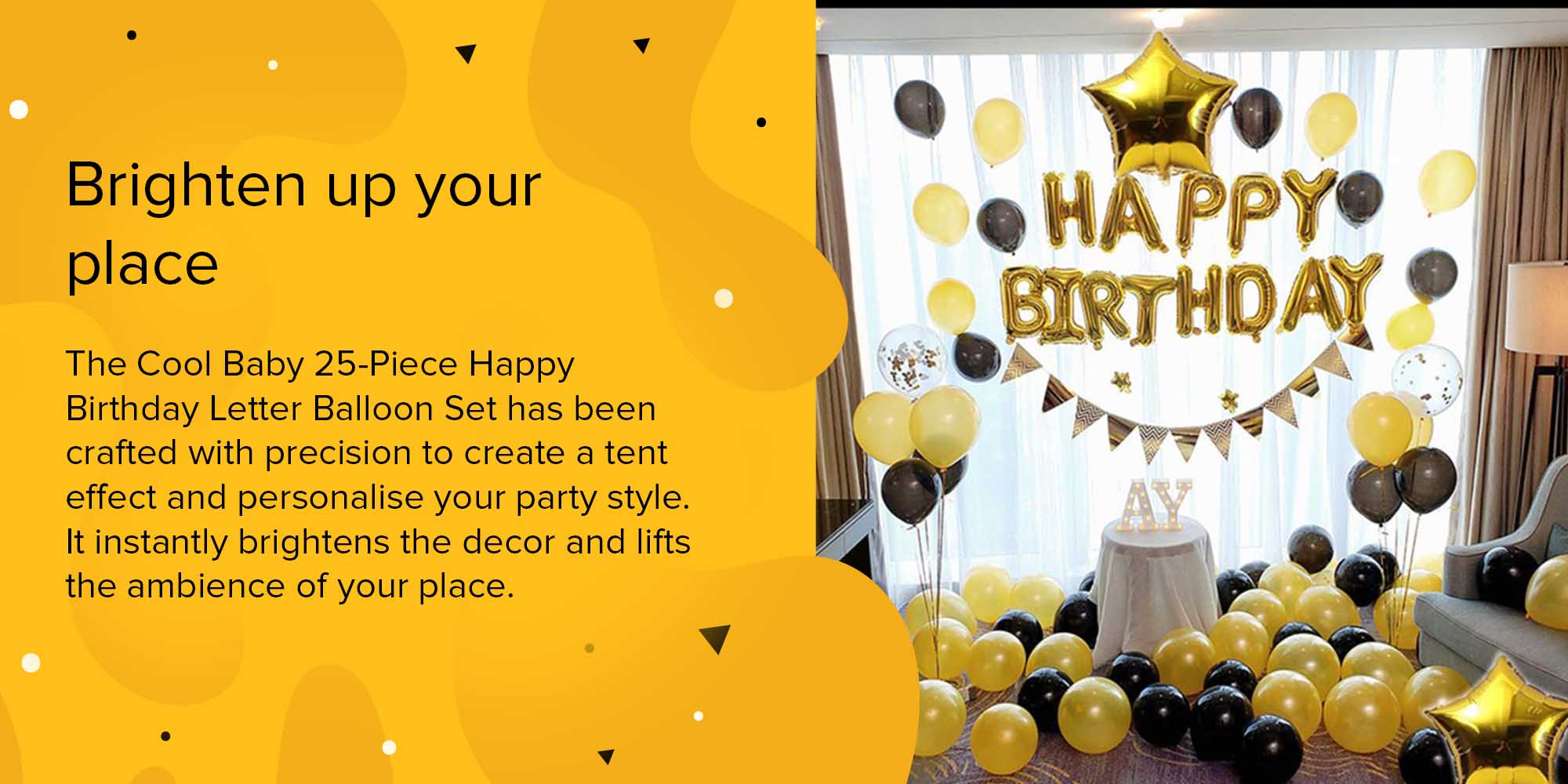 13-Piece Happy Birthday Balloon Set 16inch