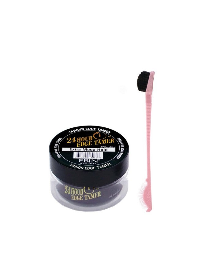 24 Hour Edge Tamer Kit (2.7Oz/ 80Ml Hard) No Flaking No White Residue Shine And Smooth Texture With Edge Styling