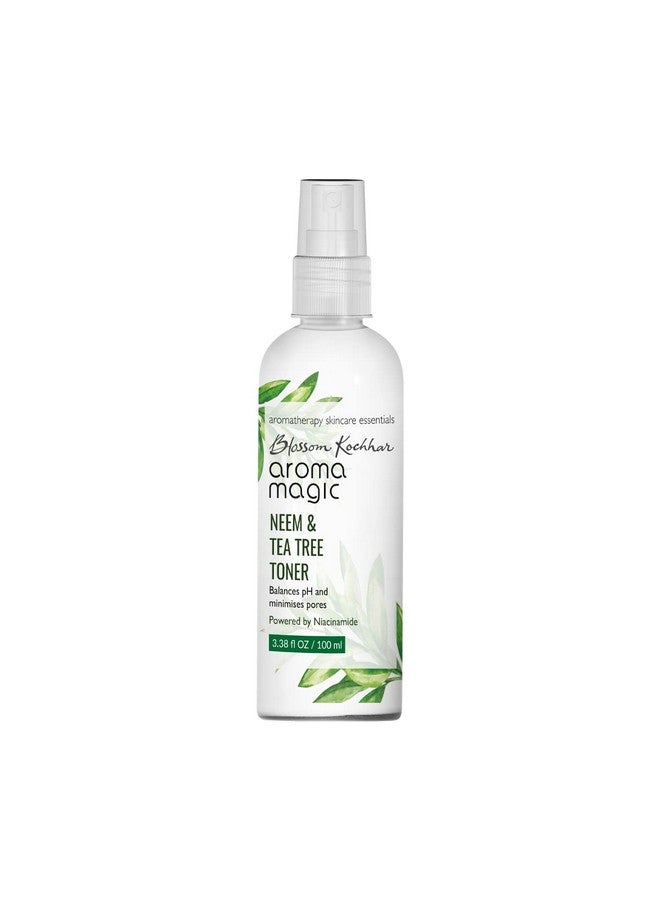 Neem & Tea Tree Foaming Face Wash 100 Ml Anti Pimple Gel 20 Gm & Toner 100 Ml (Combo) Pwrd By Niacinamide