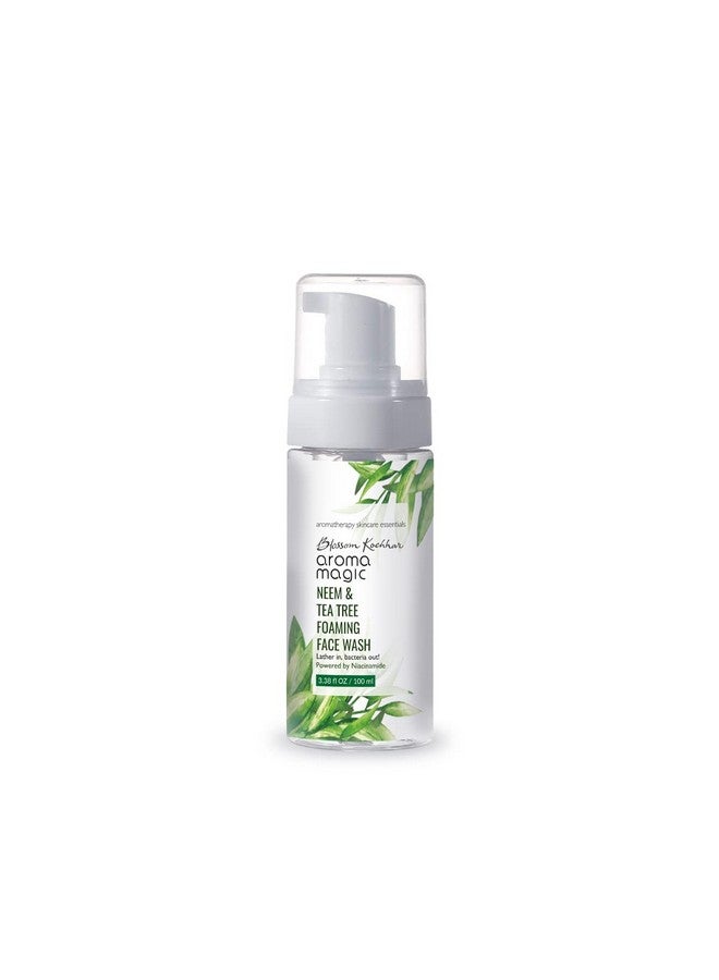 Neem & Tea Tree Foaming Face Wash 100 Ml Anti Pimple Gel 20 Gm & Toner 100 Ml (Combo) Pwrd By Niacinamide