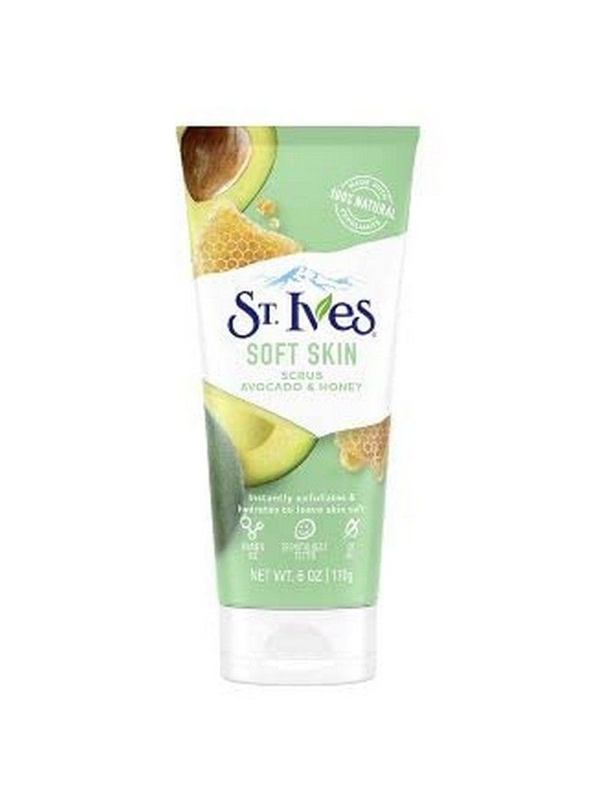 Soft Skin Face Scrub Avocado And Honey 6Oz 170G