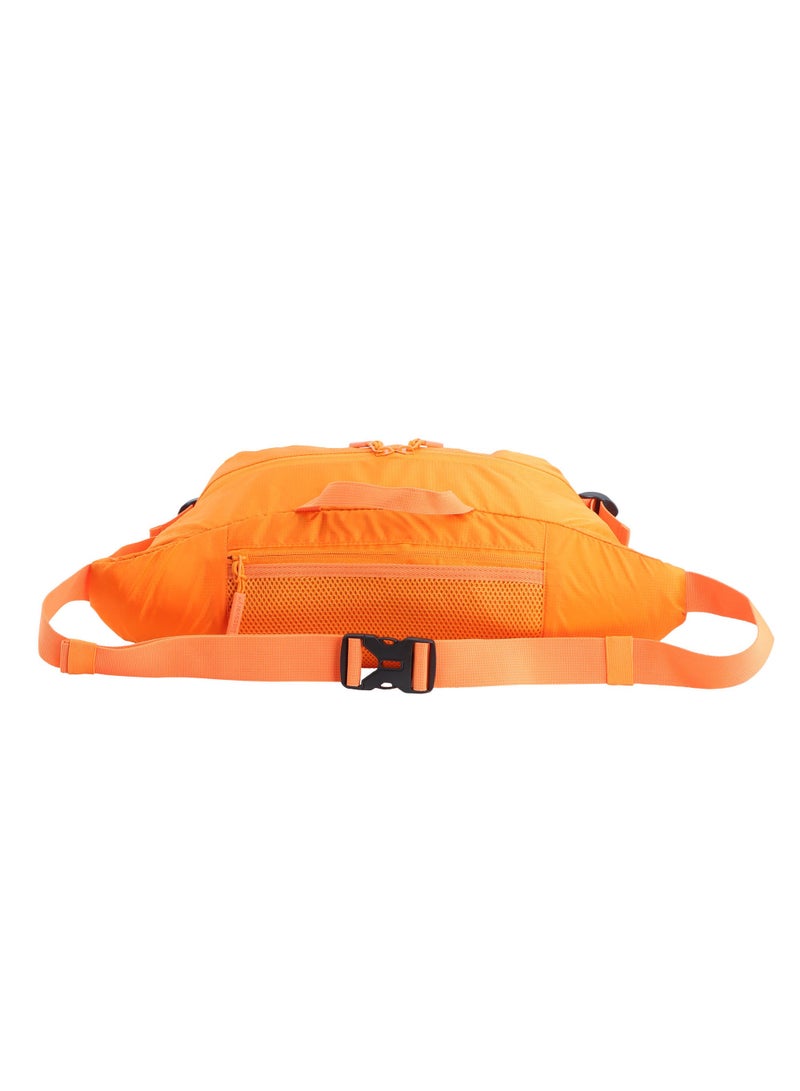 Discovery Outdoor Waist Bag Orange, Durable Lightweight Water Resistant RFID pocket, Men Women Hip Bag/Belt Bag/ Crossbody Bag for Travel Adventure Camping Trekking Hiking