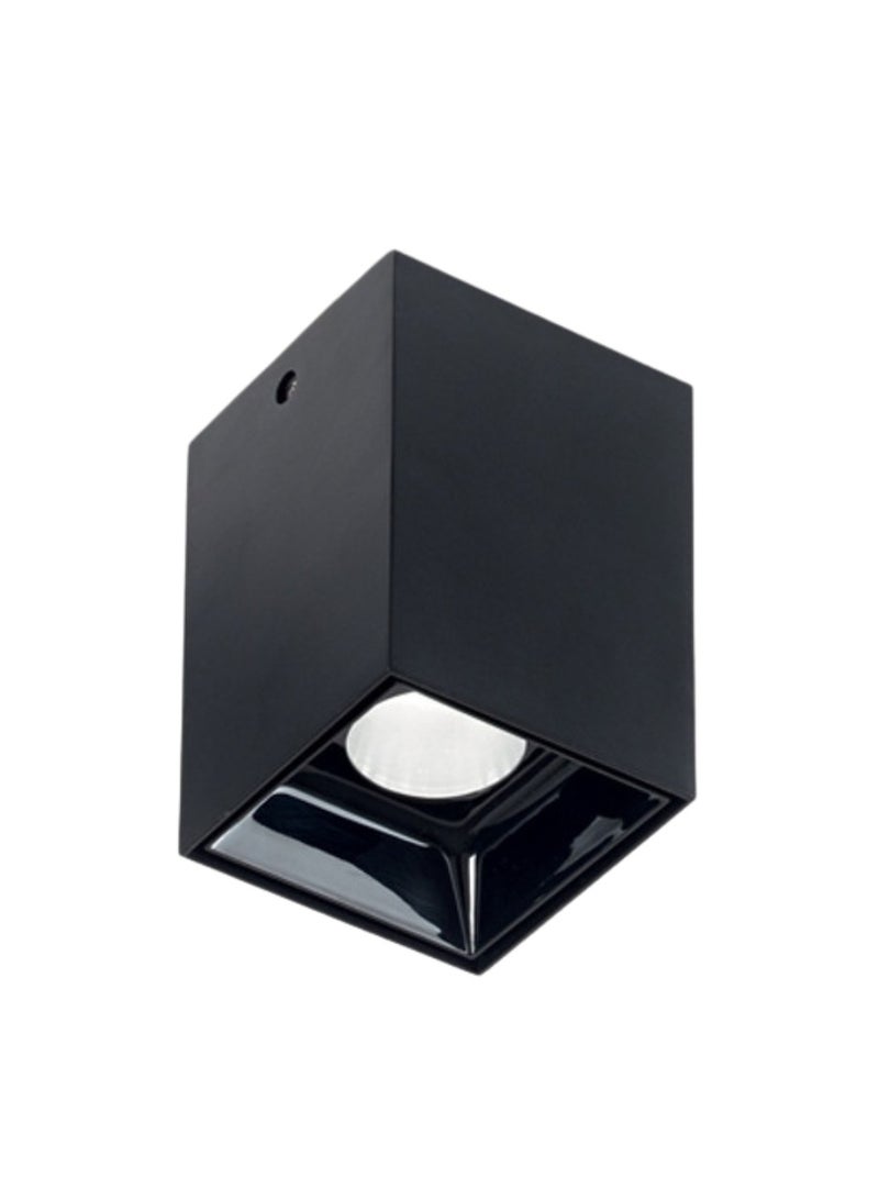 Modern Square LED Spotlight Spotlight 25W Black 15x11.5cm