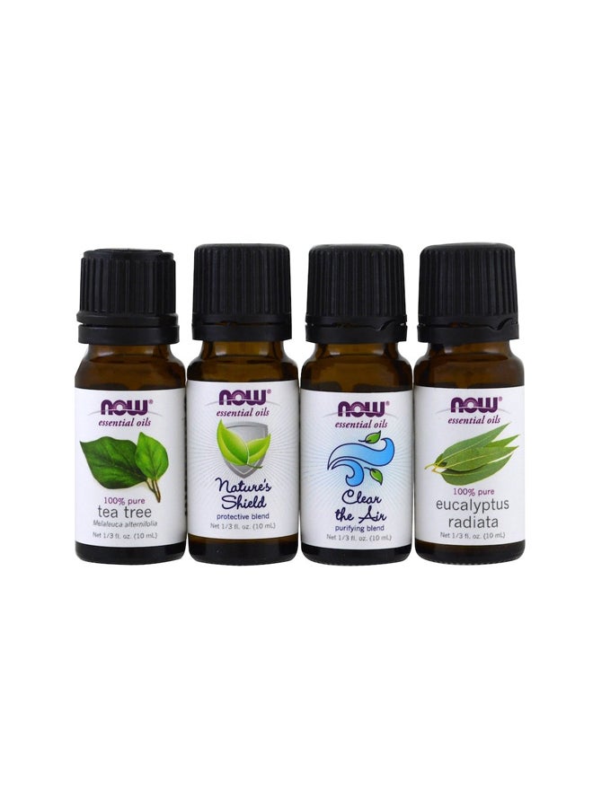 Pack Of 4 Seasonal Changes Balancing Essential Oils Set Multicolour