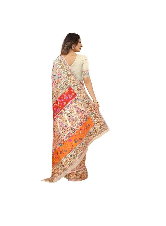Women's S Kanjivaram Banarasi Silk Saree Kanchipuram Patola Saree