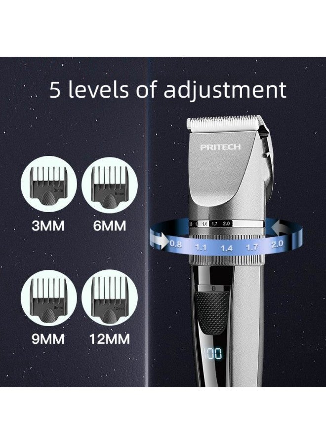 Cordless Hair Clippers, Hair Trimmer for Men, Professional Hair Clipper | for Men with Digital Display for Bald Head Hair Cutting | Electric Hair Clipper Rechargeable | Cordless Electric Hair Clipper