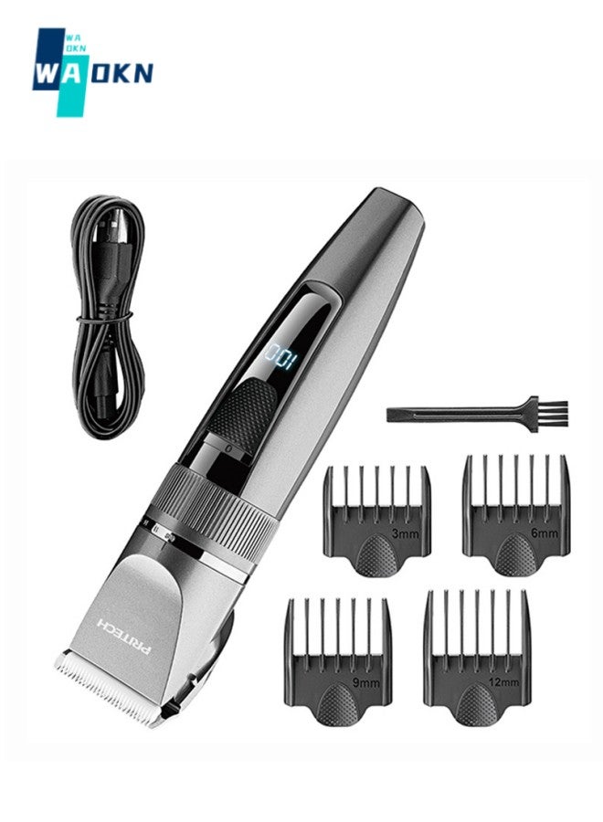 Cordless Hair Clippers, Hair Trimmer for Men, Professional Hair Clipper | for Men with Digital Display for Bald Head Hair Cutting | Electric Hair Clipper Rechargeable | Cordless Electric Hair Clipper