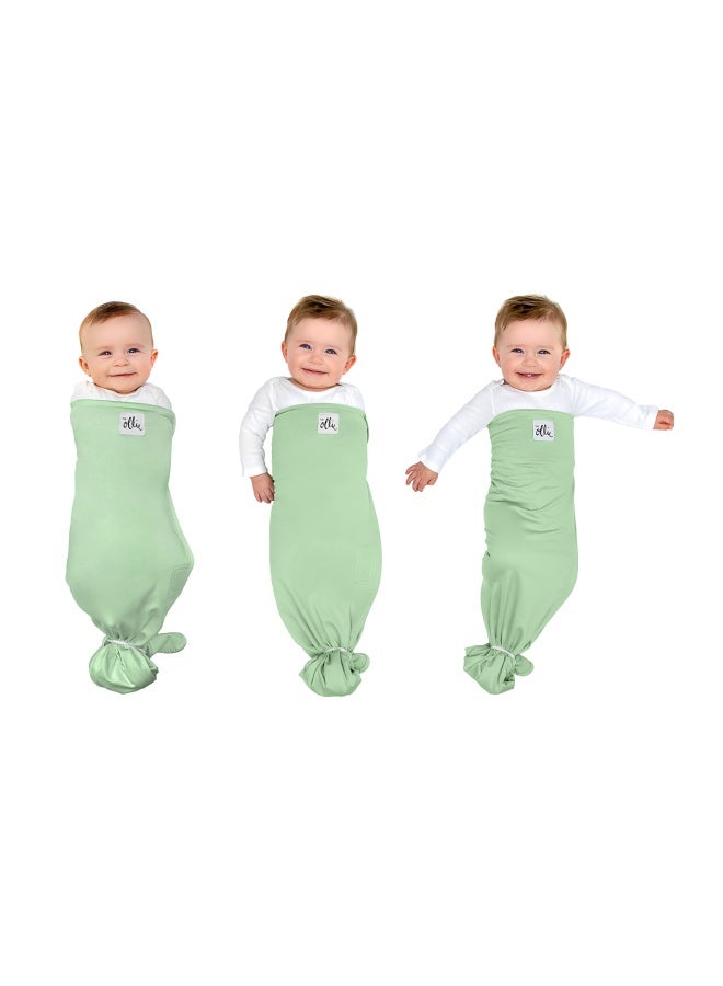 Swaddle Meadow Helps To Reduce The Moro Startle Reflex Made From Custom Moisture Wicking Material No Overheating Size Adjustable For All Months Of Babies