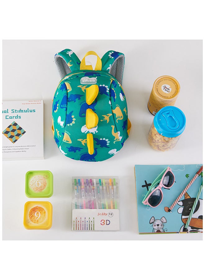 Kids Backpack - Dinosaur Green