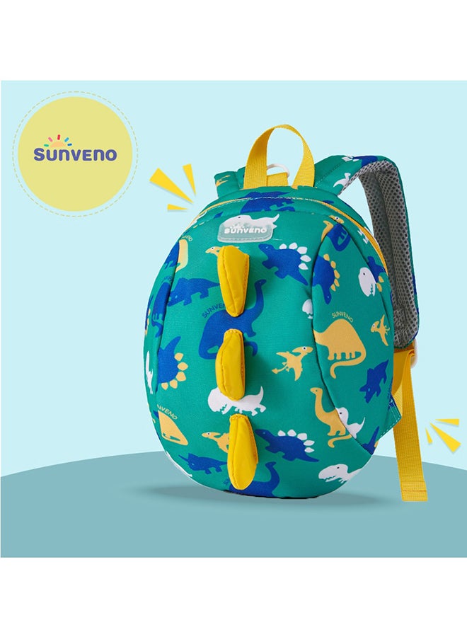 Kids Backpack - Dinosaur Green