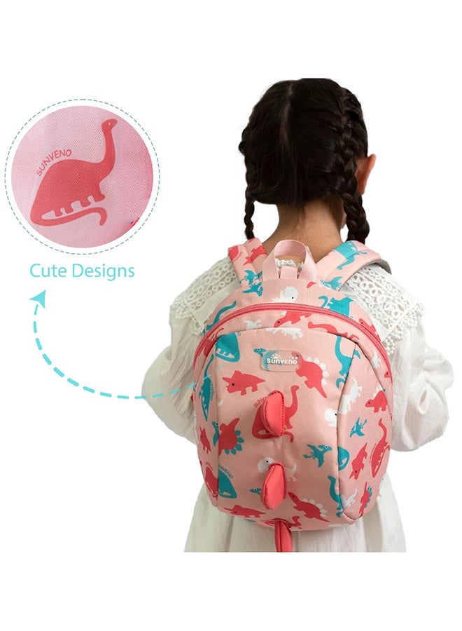 Kids Backpack - Dinosaur Pink