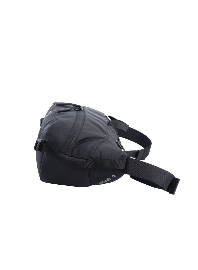 Discovery Outdoor Waist Bag Black, Durable Lightweight Water Resistant RFID pocket, Men Women Hip Bag/Belt Bag/ Crossbody Bag for Travel Adventure Camping Trekking Hiking