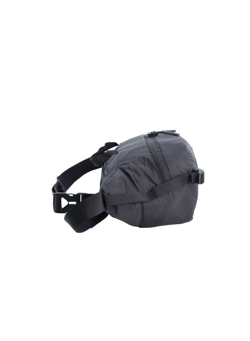 Discovery Outdoor Waist Bag Black, Durable Lightweight Water Resistant RFID pocket, Men Women Hip Bag/Belt Bag/ Crossbody Bag for Travel Adventure Camping Trekking Hiking