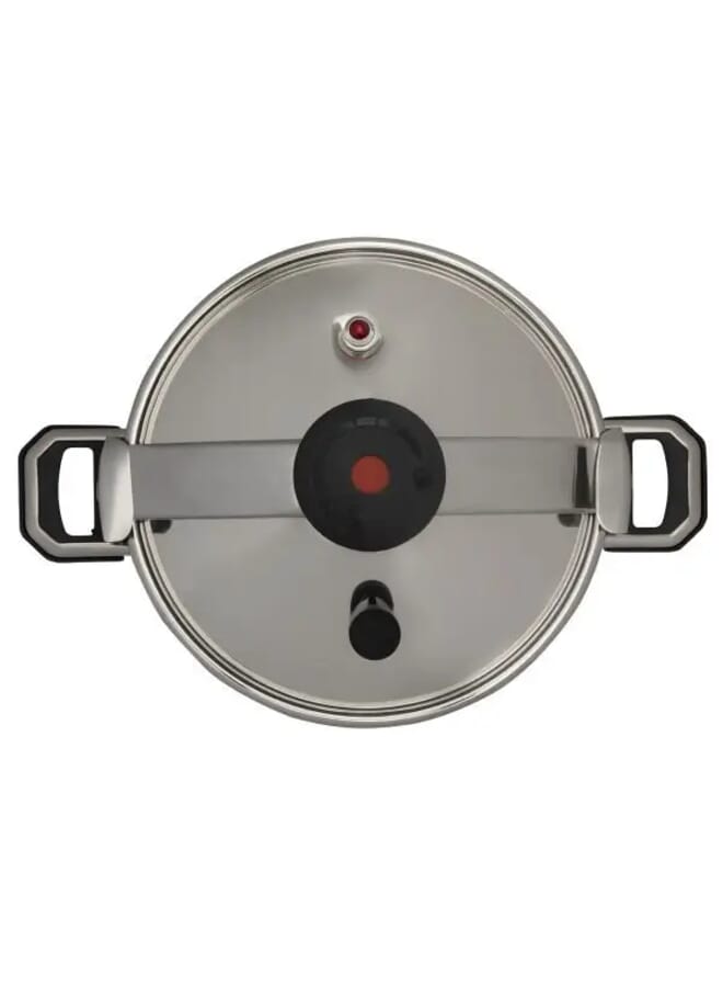 9Liters Volcano Steel Pressure Cooker 9 Liter Grey