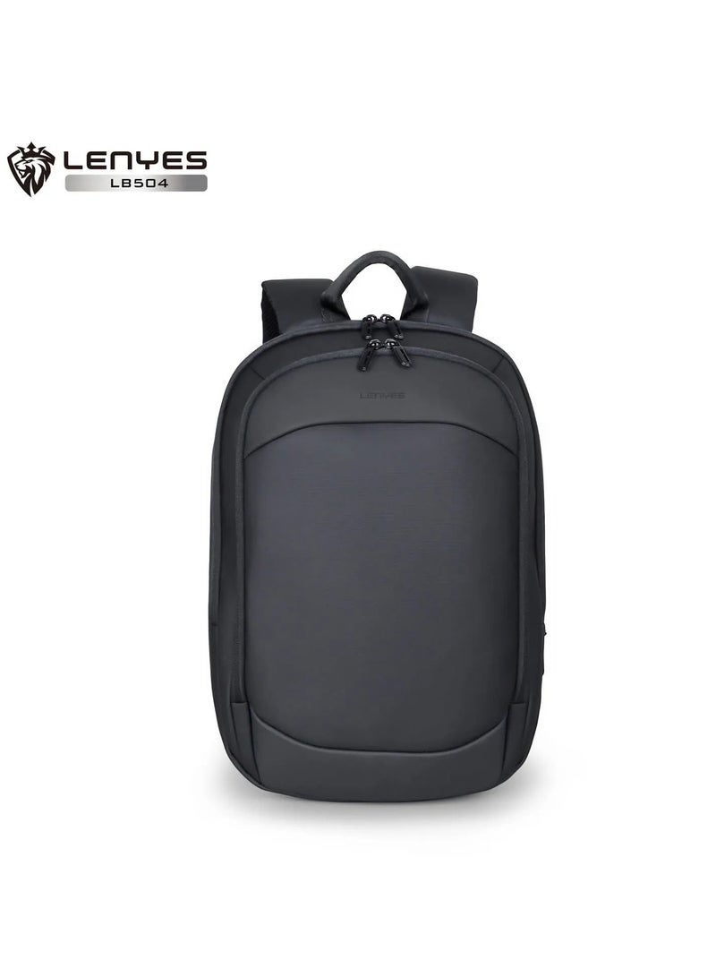 Lenyes Bag Lb504 Black Water Resistant Business Bag Fits 14.1 Inches Laptop