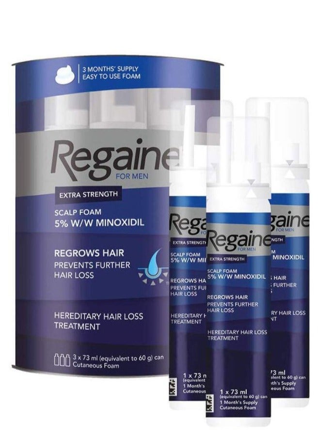 3-Piece Scalp Foam Regrowth Foam Set